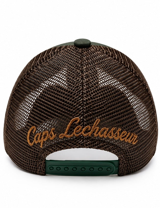 La verte et patch de cuire