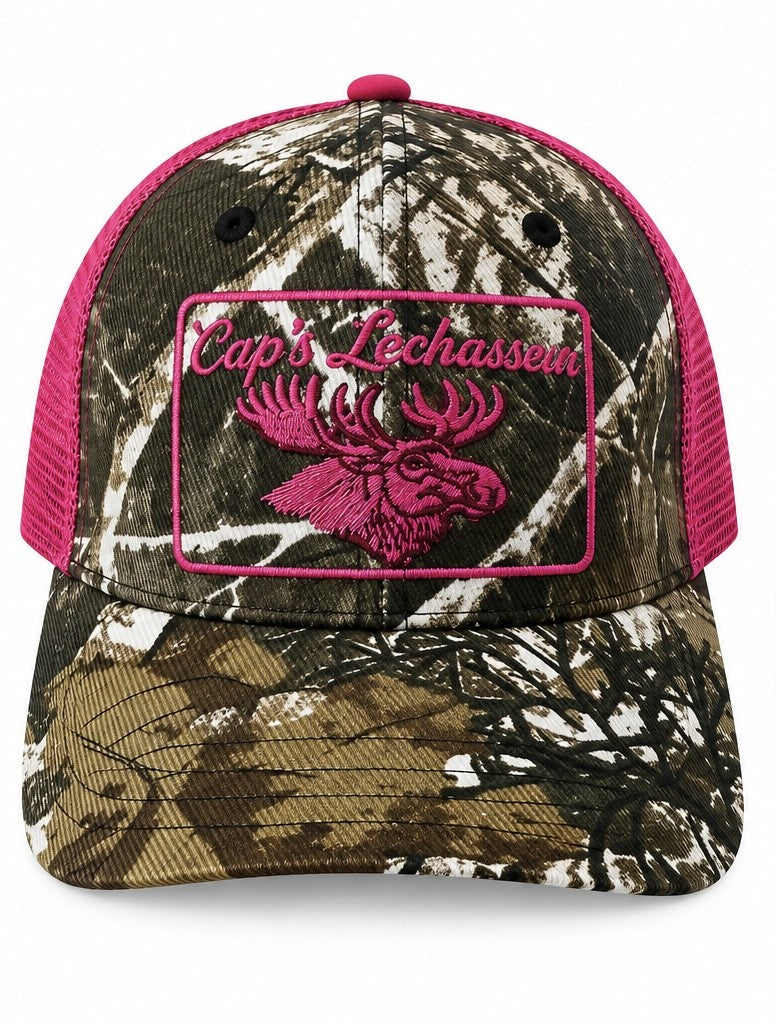 Casquette Camo Rose – Cap's Lechasseur